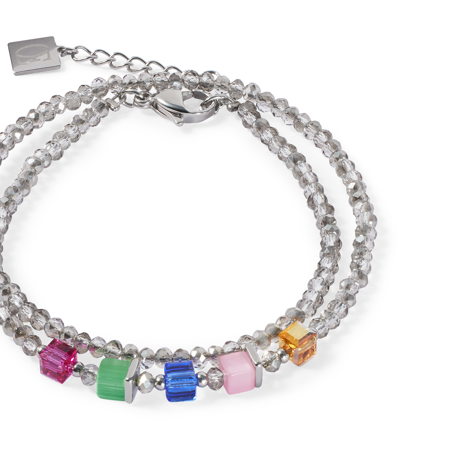 Joyful Colours Update Armband silber-multicolor