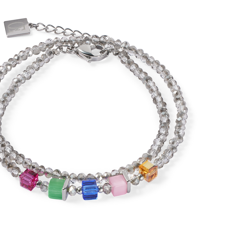 Joyful Colours Update Armband silber-multicolor