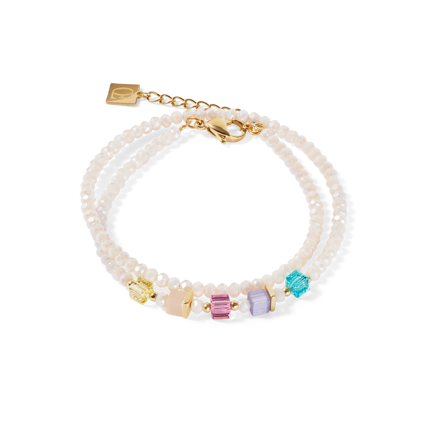 Joyful Colours Update Armband gold-multicolor