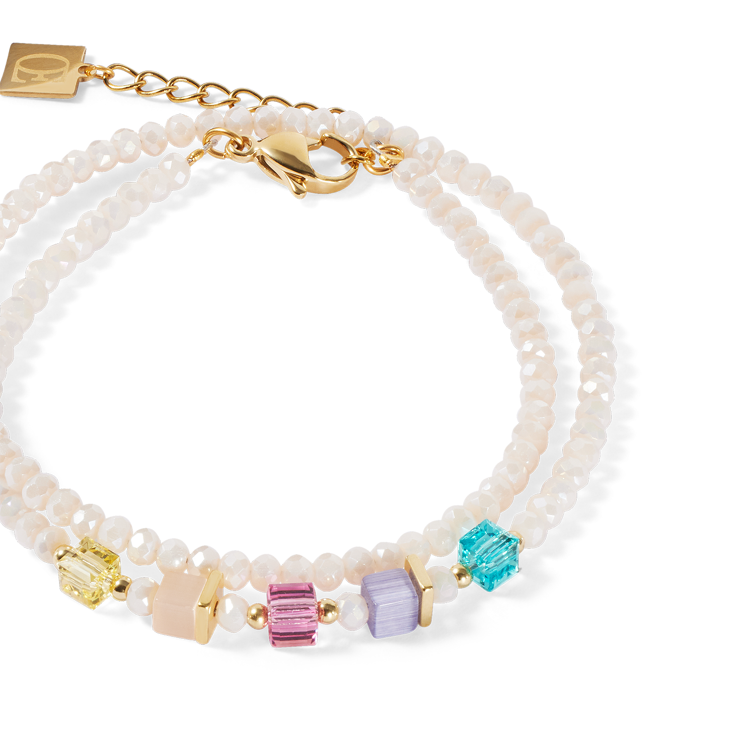 Joyful Colours Update Armband gold-multicolor