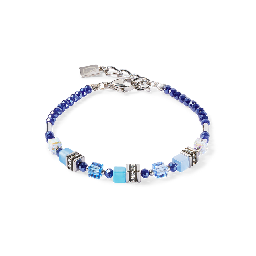 Armband Mini Cubes blau