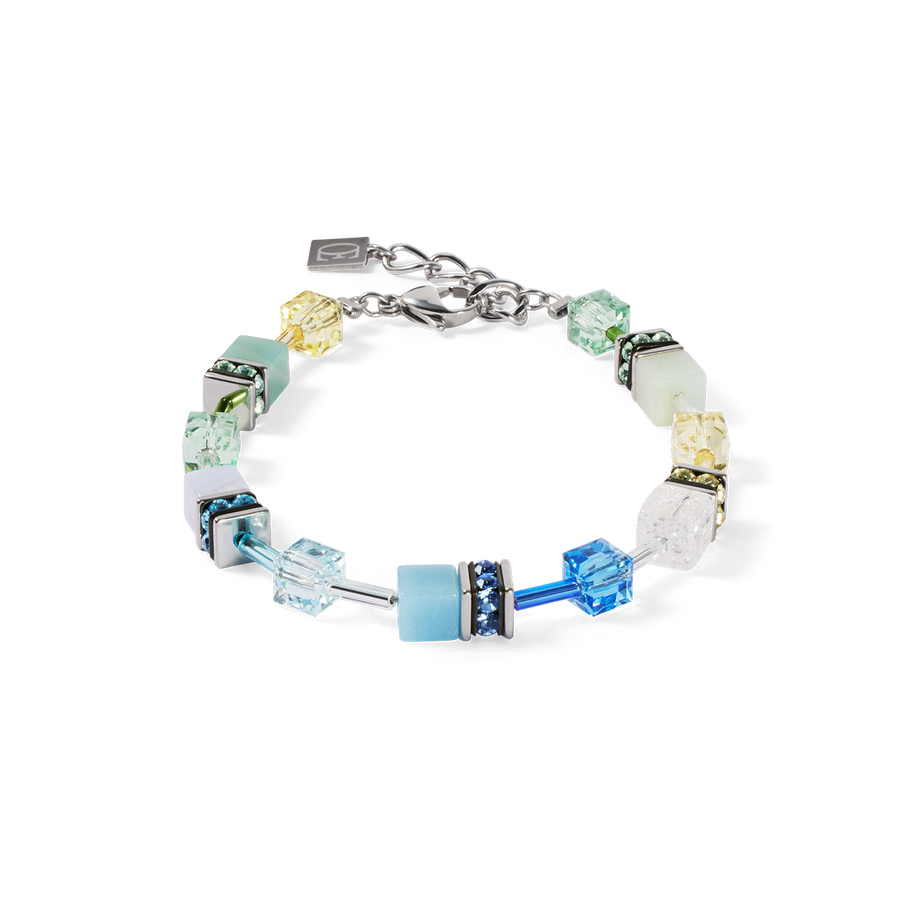 GeoCUBE® Iconic Precious Armband aqua-grün