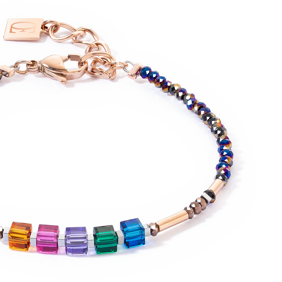 Cube Story Minimalistic Sparkling Armband Multicolour Autumn