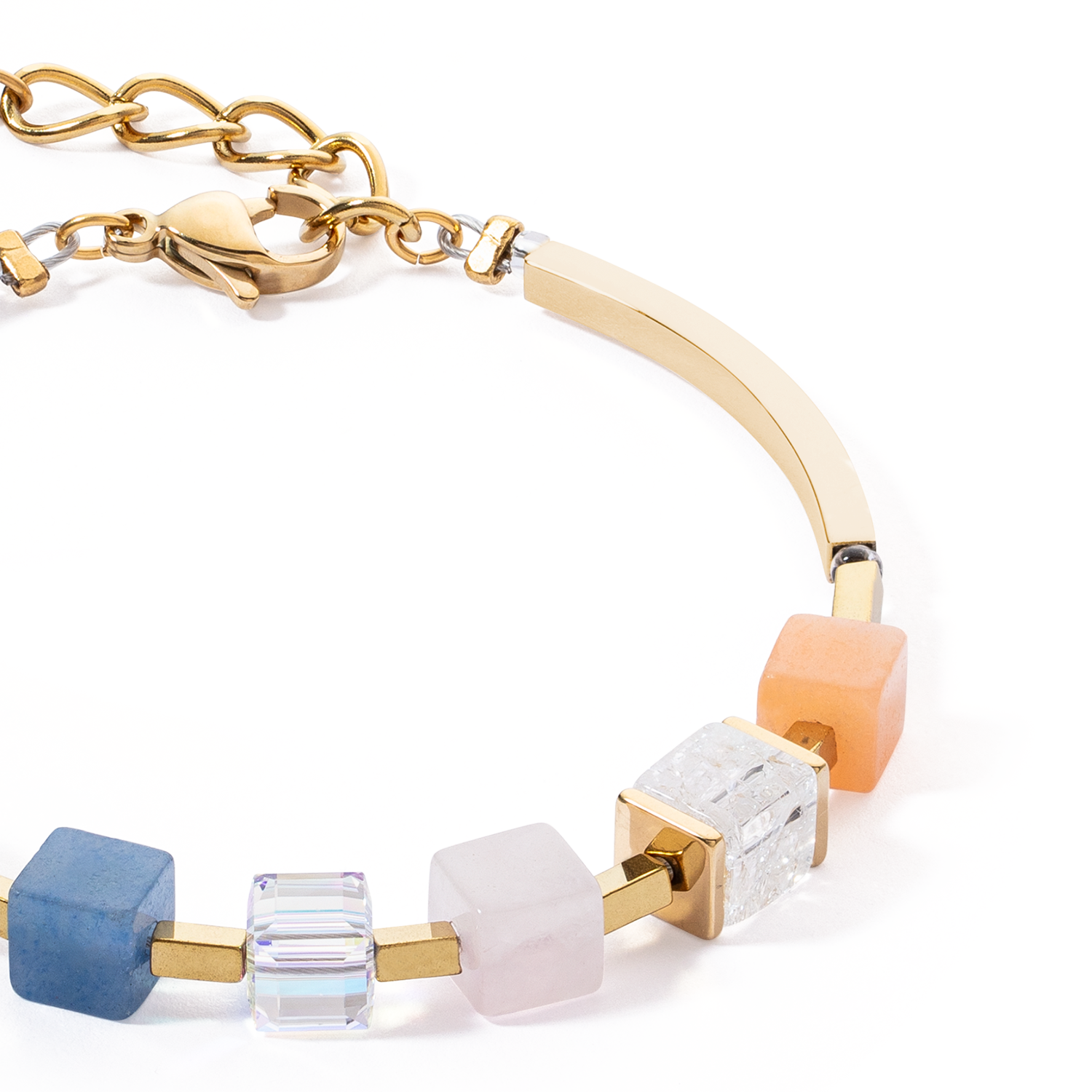 Armband Precious Statement Cubes Multicolor-Gentle