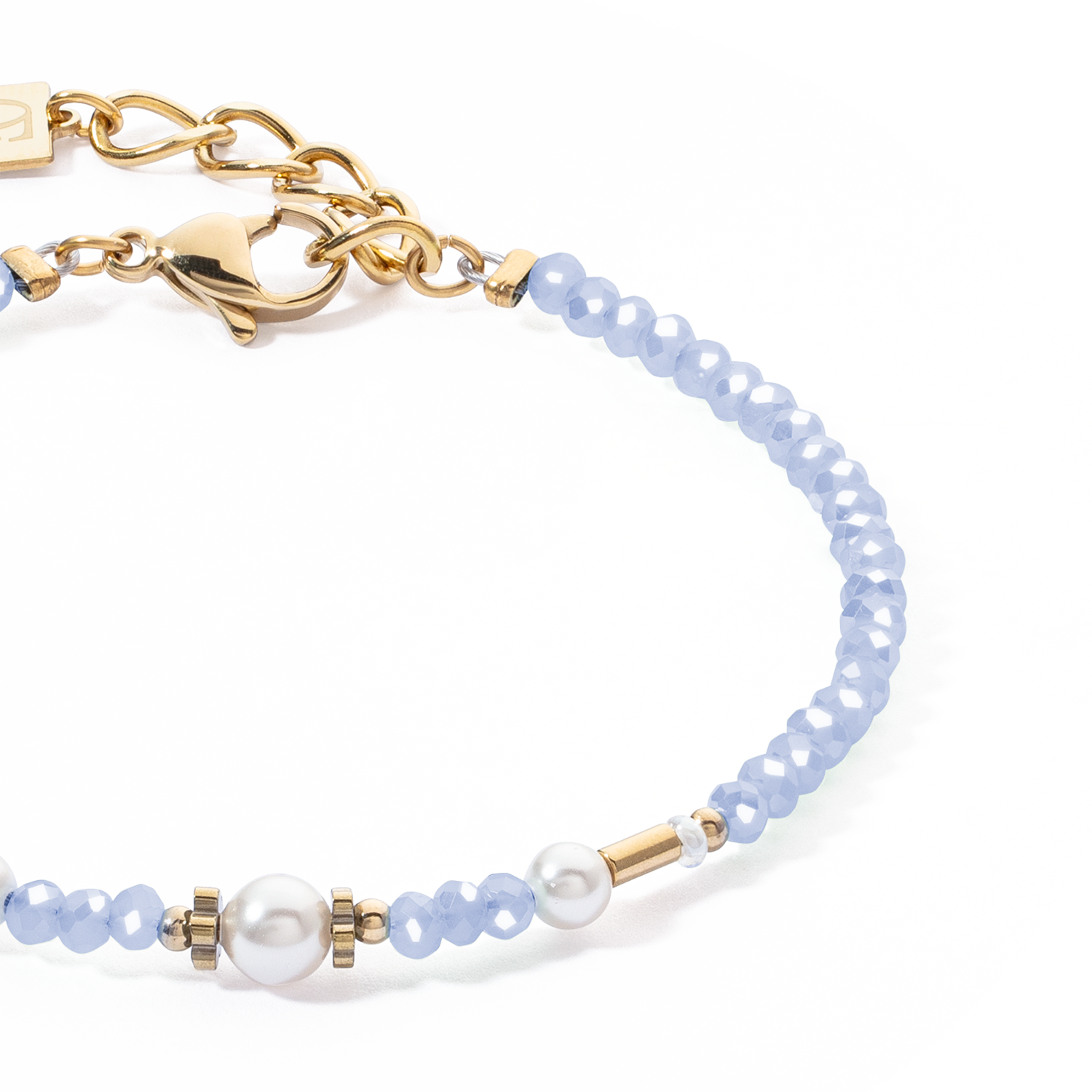 Armband Little Twinkle Pearl Mix Hellblau