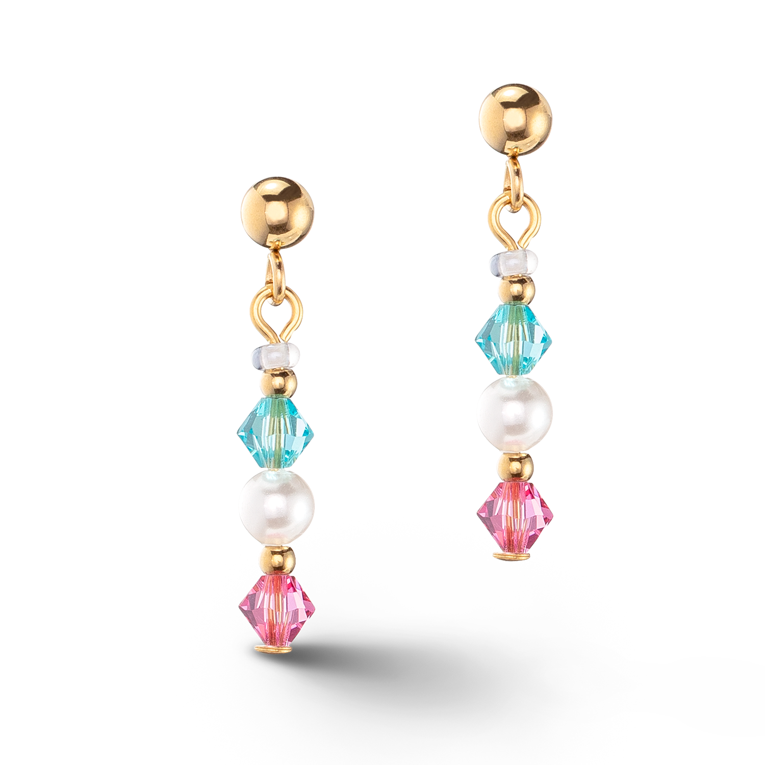 Princess Pearls Ohrringe gold multicolor